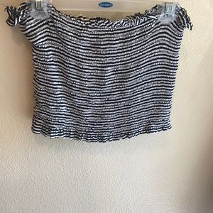 Striped tube top